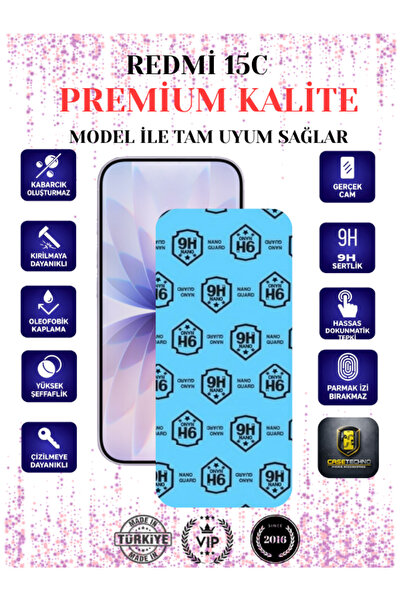CaseTechnoo Redmi 15C Uyumlu Nano Esnek Ekran Koruyucu 9H+ Kırılmaz Flexible ...