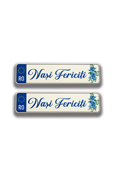 Bello Carino High quality decoration products Set 2 bucăți – Plăci auto festi...
