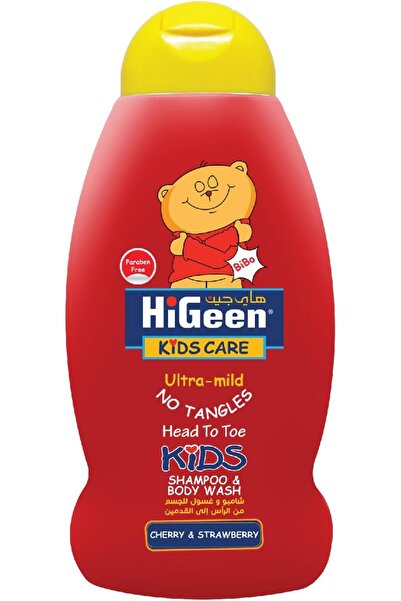 Hygiene شامبو وغسول للجسم من بيبو بنكهة الكرز والفراولة - 500 مل