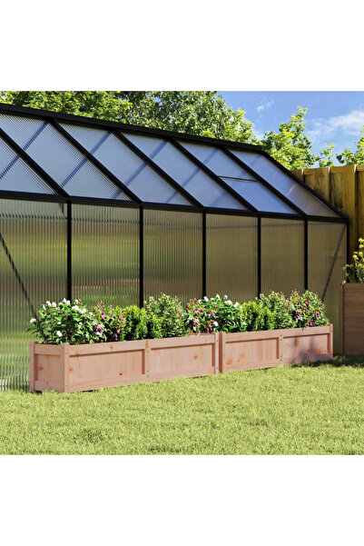 vidaxl Jardiniere de gradina, 2 buc., lemn masiv douglas