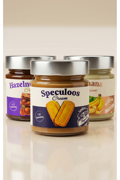 Frapella Bisküvi & Muz & Kakaolu Fındık Kreması Seti 3 x 220 Gr.