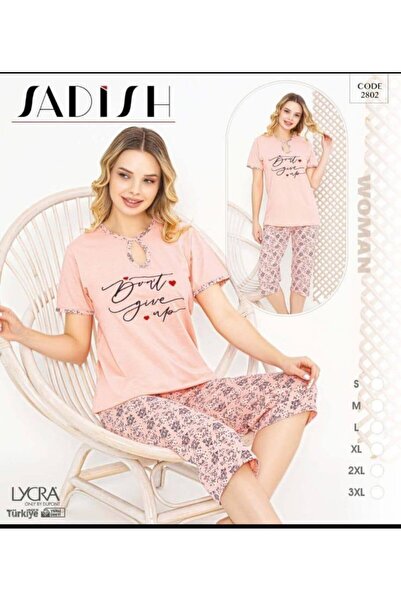 trendgiyimm Women's Kisakol Pajama Set Capri