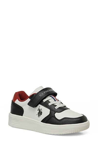 U.S. Polo Assn. حذاء رياضي للأولاد من كوستر جونيور 6FX A102155658 باللون الأسود