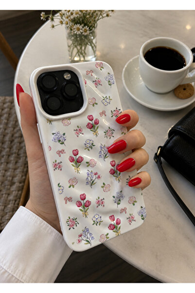 UMD IPHONE 15 PRO UYUMLU FLOWERS KAPAK