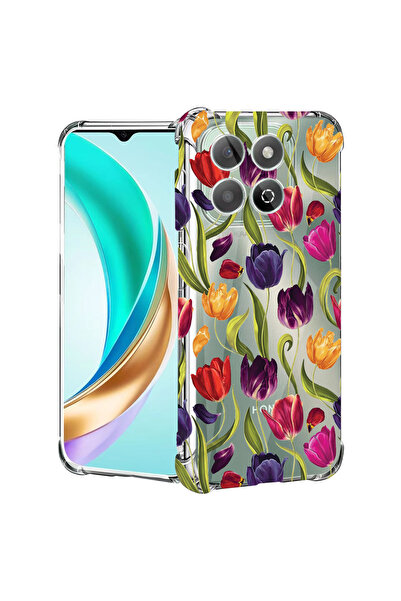 bestcase Αντικραδασμική Θήκη για Honor 400 Smart / X7d, Φλοράλ - Σχέδιο Τουλί...
