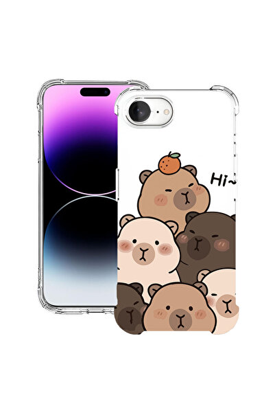 bestcase Husă Antișoc pentru Apple iPhone 16e / 17e, cu desen animat drăguț K...