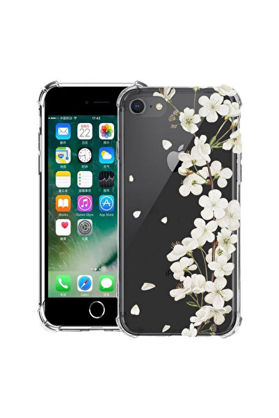 bestcase Husă Antișoc pentru Apple iPhone SE 3 / SE 2 / 8 / 7, Florală - Floa...