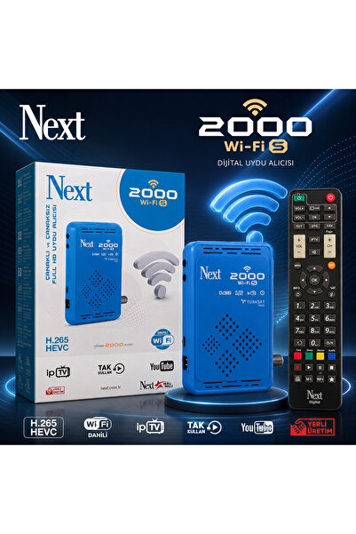 NEXT NEXTSTAR NEXT 2000 Wifi S Çanaklı-Çanaksız DAHİLİ Wi-Fi Full HD Mini Uyd...