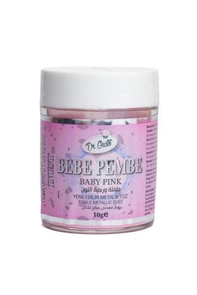 Dr. Gusto Bebe Pembe Metalik Toz Gıda Boyası 10 Gr – Pasta, Çikolata ve Dekor...