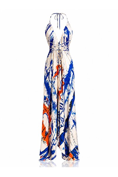 Stream of Consciousness %100 Silk Dress
