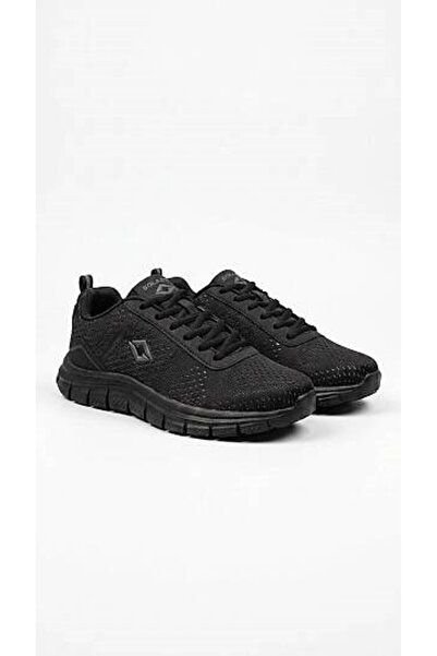 Daytex 063 Erkek Siyah Triko Sneaker - Ortopedik Tabanlı Hafif Yürüyüş ve Gün...
