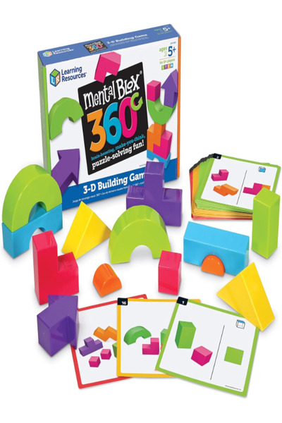 Learning Resources Mental Blox 360 Degree 3-D Building Game - 55 Pieces, Ages...