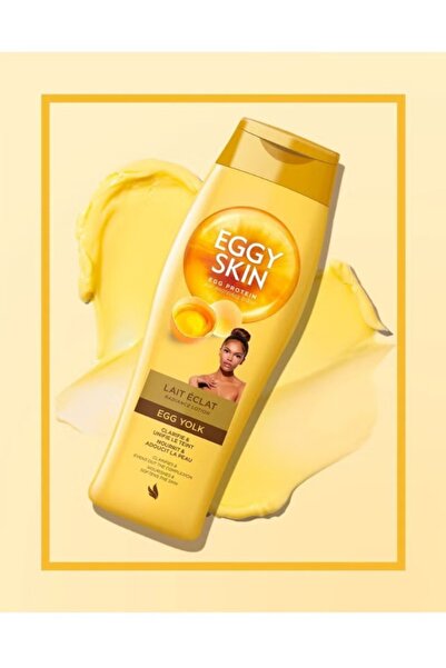 Eggy Skin لوشن بروتين البيض للإشراق مع صفار البيض 200 مل - لوشن للجسم مفتح وم...
