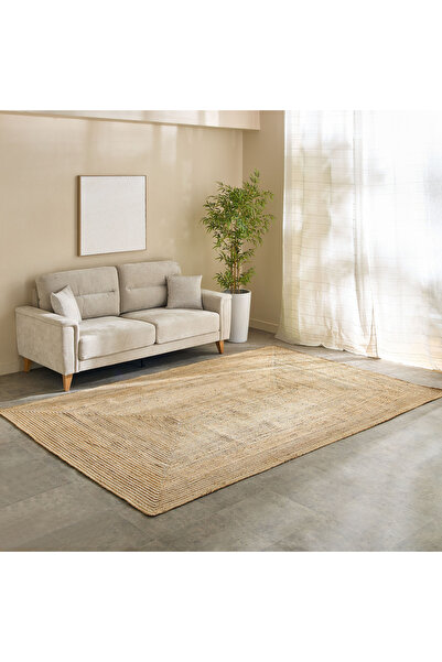 Home Box سجادة من الجوت مصنوعة يدويًا من إيكو سويرلز - 200x300 سم