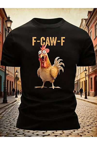 bolivia's تي شيرت رجالي بتصميم ميم F-CAW-F الدجاج الصاخب المضحك - قصة H-Fit ك...
