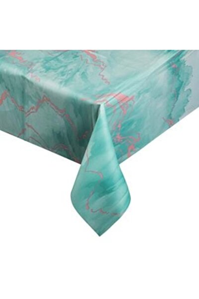 SHOPIENS Față de masă din plastic Roz Auriu Iluzie de Vară 180 x 120 cm