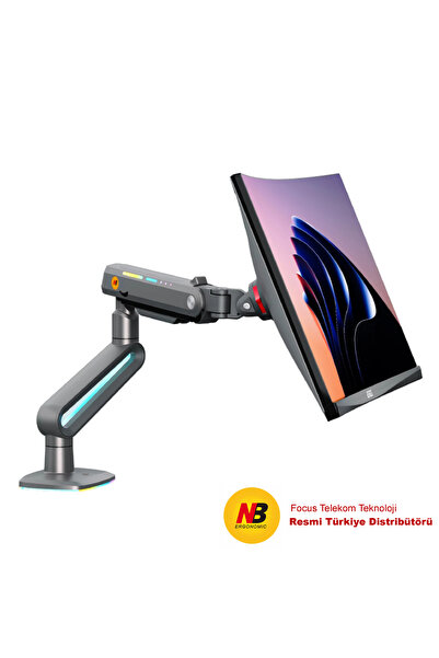 NB ERGONOMIC North Bayou F6 (32-60 İnç) 2-20 KG Vesa Uyumlu Gaming RGB Monitö...