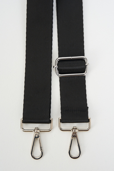 MUTE BAG Black Adjustable Bag Handle Black (Polyester) 110 cm W:4 cm