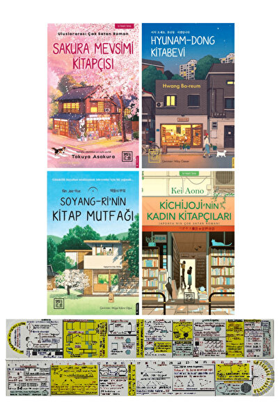 Destek Yayınları Sakura Mevsimi Kitapçısı + Hyunam-Dong Kitabevi + Soyang-Ri'...