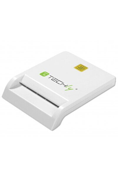 Techly Cititor de carduri inteligente compact USB2.0 Alb I-CARD CAM-USB2TY de...