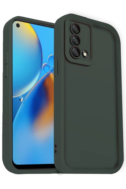 New Face Ilkeshop New A74 4g Case Viera Silicone - (163119) Dark Green