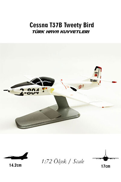 3DROBOTECH Cessna T37B Tweetbird 1/72 Eğitim Uçak Modeli