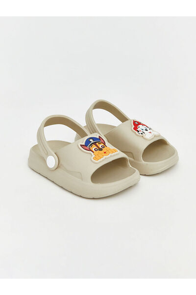 LC Waikiki Cc Collection’dan LCW STEPS Bej Paw Patrol Baskılı Erkek Çocuk Terlik