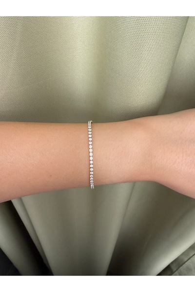 XUPING JEWELRY سوار تنس من تيولا تاكي/مجوهرات شوبينغ مرصع بحجر الزركون