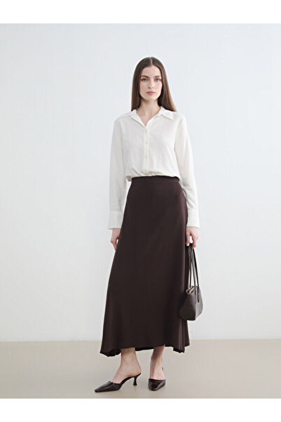 LC Waikiki Timeless Clothing & Timeless Choices A-Fit Knitwear Skirt with Dra...