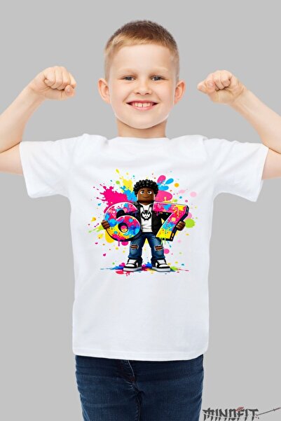 GILDAN Tricou Roblox Six Seven Model Colorat Fresh