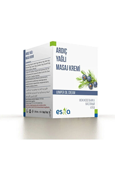Genel Markalar Organik Yağ Ardıç Yağlı Masaj Kremi 210 ml