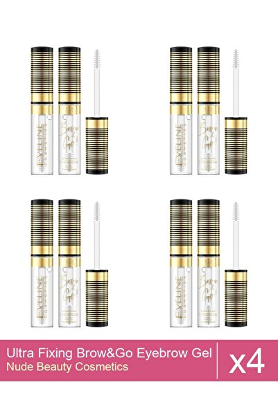 Makeup Set 4x Ultra Fixing Brow&Go Eyebrow Gel Eveline