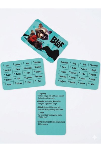 Oyuncaktoys Blöf Game – Who Should You Trust? |   Attention, Strategy, Confidence Game