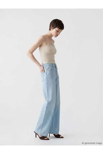 LC Waikiki Ozmarka New Season Wideleg Women's Jean Pants