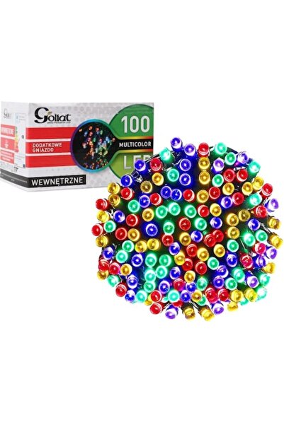 Goliat Lumini LED de Crăciun, 100 LED-uri, 5m, multicolore