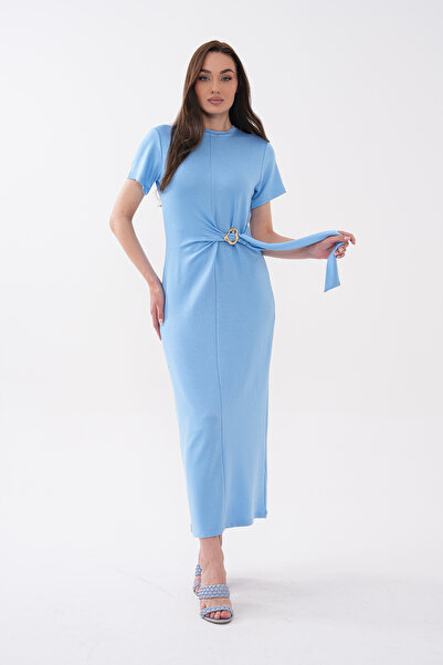 Mega Life Yandan Buckle Crystal Dress