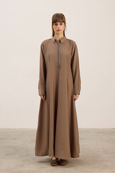 Beju be Calm Dress with Front Zipper