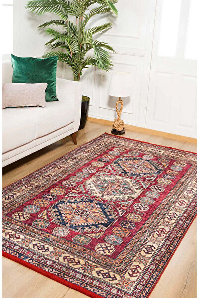 halinet Halı.Net Multi-Colored Vintage Antique Washable Non-Slip Living Room ...