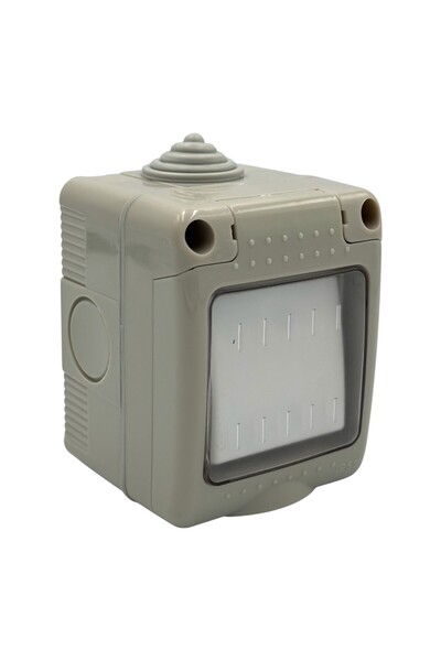 DELIGHT Mod Intrerupator Ag Simplu cu capac Ip55