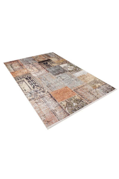 halinet Halı.Net Multi-Colored Ethnic Bohemian Washable Non-Slip Living Room ...