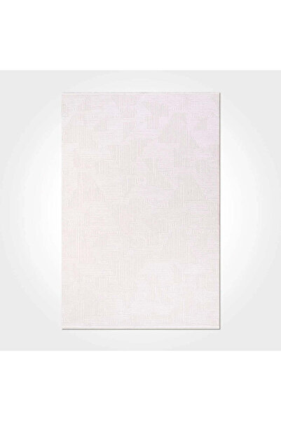 halinet Halı.Net Cream Modern Washable Non-Slip Living Room Carpet Cr-Avangar...