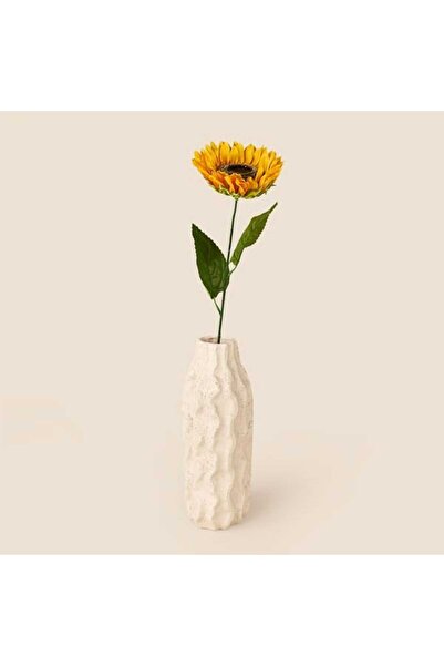 Evidea Deco Ayçiçeği Yapay Dal Çiçek - Sarı - 60 cm