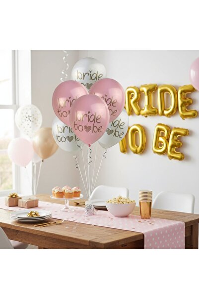 Umamiçe Bride to Be Mini Balloon Party Set – 6 Bride to Be Balloons + Bride t...