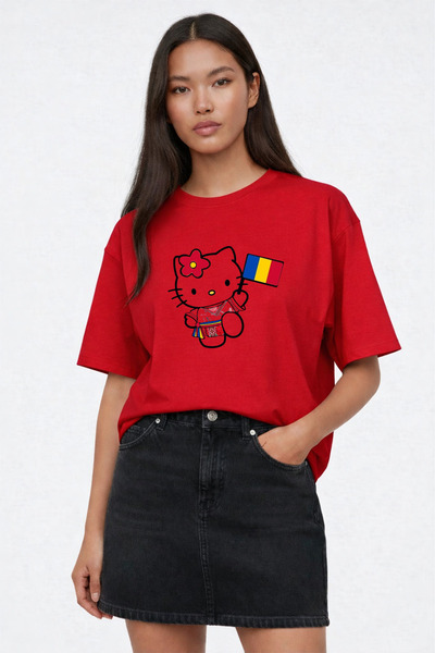 LORVEX Tricou Oversize Unisex 100% Bumbac Imprimat, Croială Confortabilă, Tri...