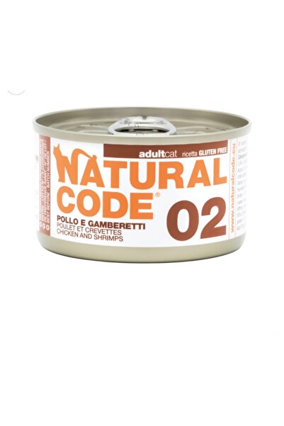 Natural ناتشورال كود طعام رطب للقطط بنكهة الدجاج والجمبري 85غ