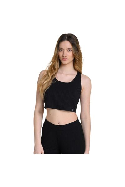 Target Womens Sleeveless Ribbed Crop Top M