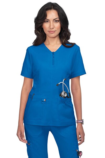 KOI Happiness Regan Halat medical elastic pentru femei, Albastru regal (1060)