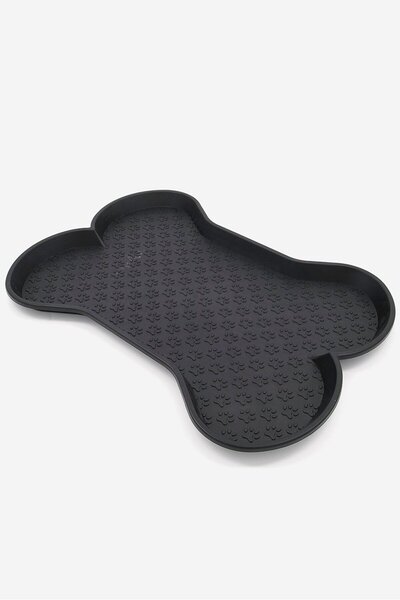 Brooklyn Pet Gear Spill Proof Pet Bowl Mat, Black