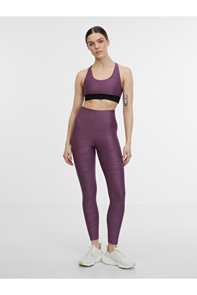 ORSAY Purple women's patterned sports leggings