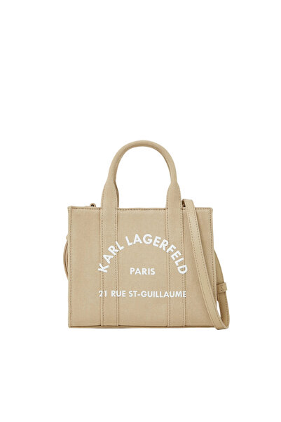 Karl Lagerfeld Γυναικεία K/Rsg Mini Tote Τσάντα Μπεζ A3W50118-2FT SAFARI